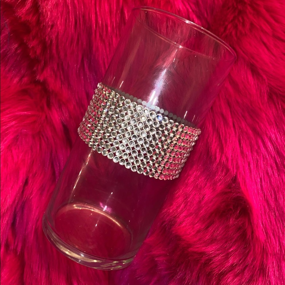 Rhinestone Flower Vase